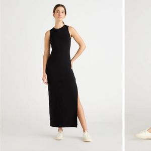 Quince Black Maxi Dress